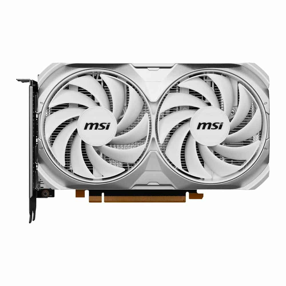 MSI NVIDIA GeForce RTX 4060 8GB VENTUS 2X OC WHITE Ada Lovelace Graphics Card